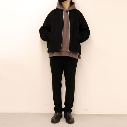 PE/RY DOUBLE CLOTH CENTER CREASE TROUSERS