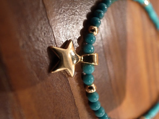 swinging star turquoise bracelet (turquoise)