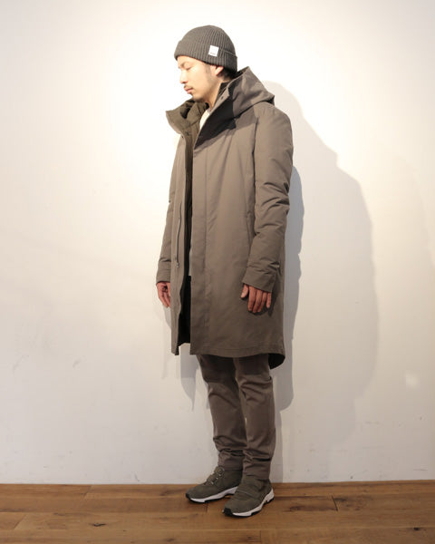 ナイロンコットンタッサー モッズコート