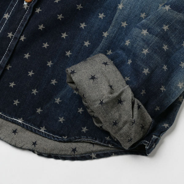 original jacquard denim shirts