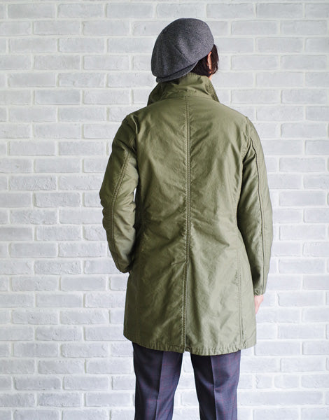 MB910 3LAYER加工 x WASH スタンドカラーコート