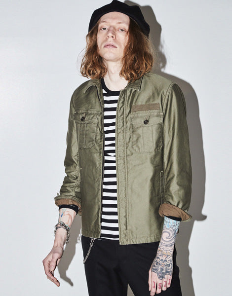 MB910 3LAYER加工 x WASH ミリタリージャケット