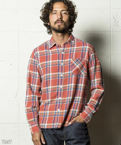 VINTAGE NEP TWILL CHECK SHIRTS