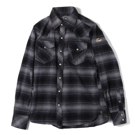 L/SL OMBRE CHECK SHIRT