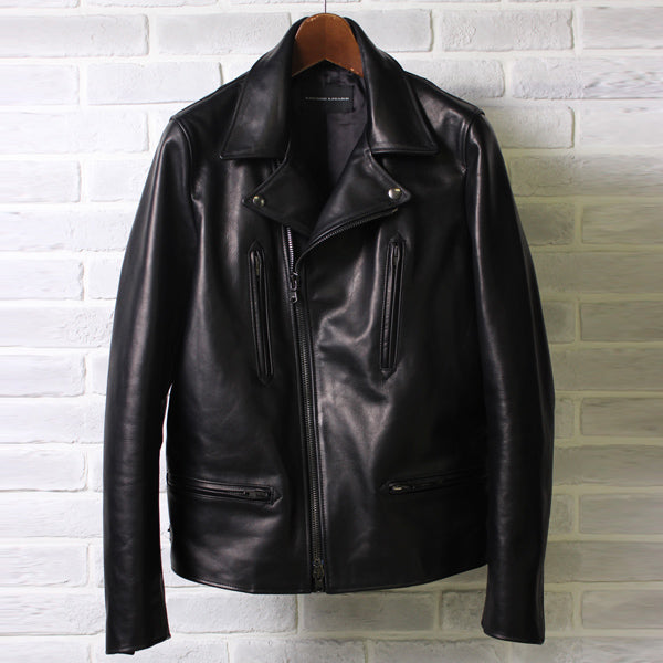 COW SMOOTH FINISH DOUBLE RIDERS JACKET