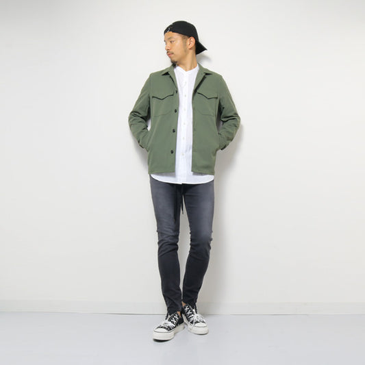 サテンハイパワーストレッチデニム イージーデニムパンツ