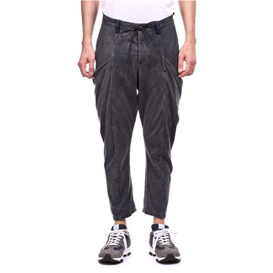 コーティング度詰天竺 アンクルカットジョッパーズパンツ