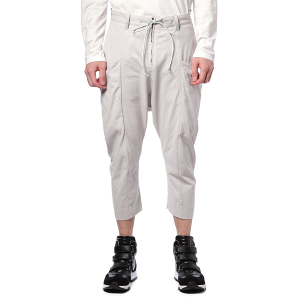 コーティング度詰天竺 サルエルパンツ