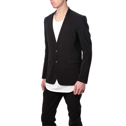 Co/Pe平三重 ノーカラージャケット