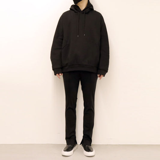 C/PE DOUBLE KNIT HOODED SWEAT SHIRT