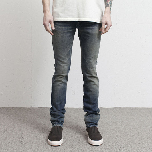 Eレギュラーデニム ユーズド スリムシルエット