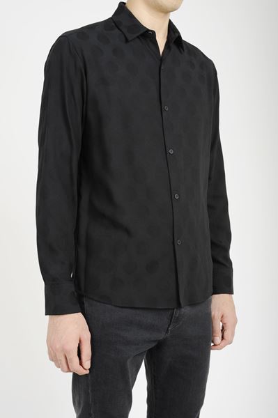 STANDARD SHIRT RAYON DOT JACQUARD