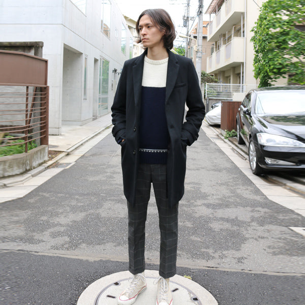 T/R STRETCH ウィンドペンチェック アンクルカットパンツ