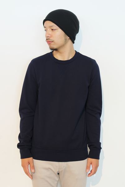 超長綿裏毛 クルーネックスウェット