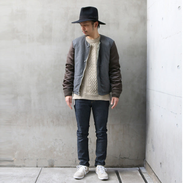 ケーブルニット クルーネックプルオーバー