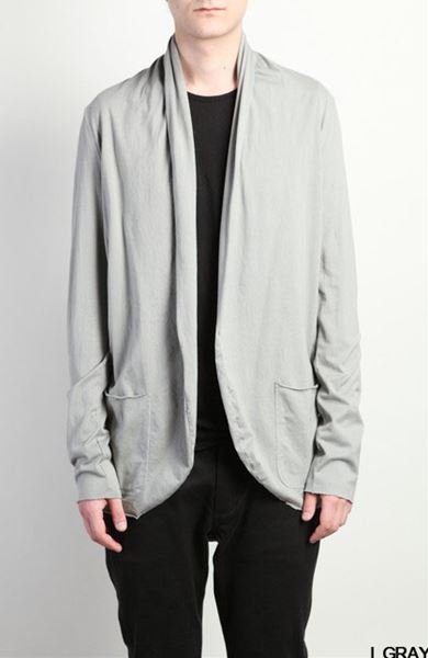 80/2度詰天竺 ストールジャケット