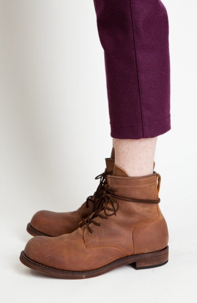 オイルコードバン 6ホールブーツ