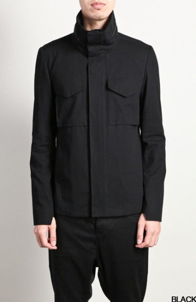 コットン強撚ツイルブルゾン