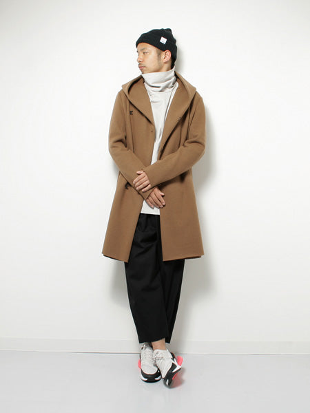 クールマックスモクロディスウェード タートルネックL/S