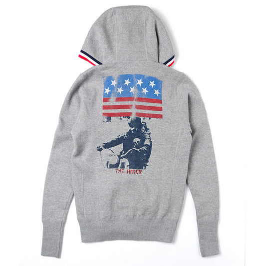 裏毛EASY RIDER TAPE ZIP PARKA