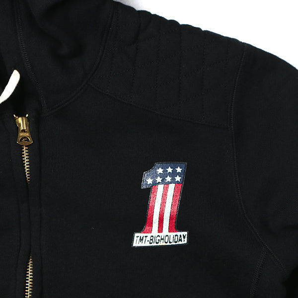 裏毛BIKER ZIP PARKA