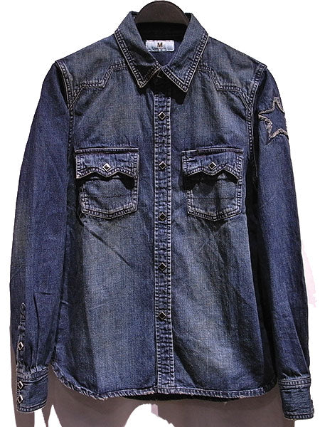 aged denim shirts