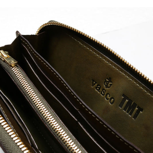 HAND DYED LEATHER WALLET