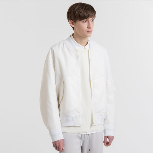 W/Peダブルフェイスニット クルーネックプルオーバー