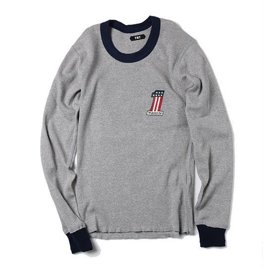 L/SL COLOR COMBINATION WAFFLE