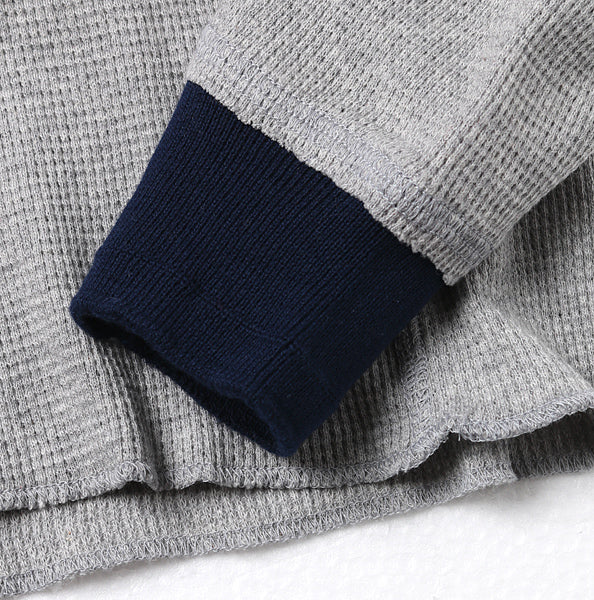 L/SL COLOR COMBINATION WAFFLE