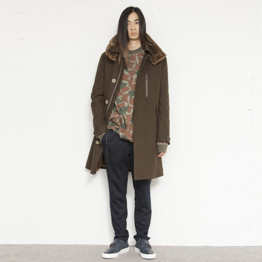 モールスキンストレッチ アラスカンコート