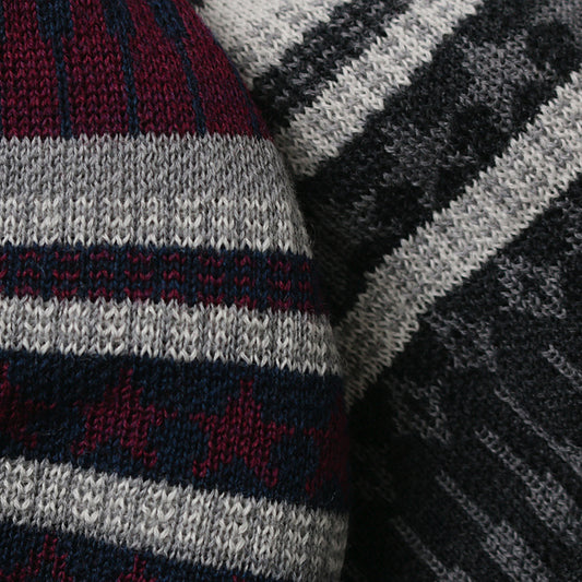 ジャガードニットキャップ