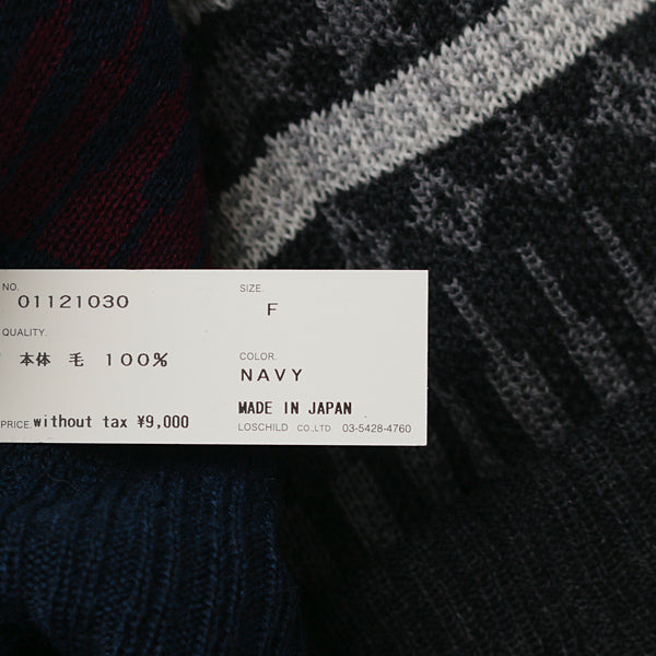 ジャガードニットキャップ