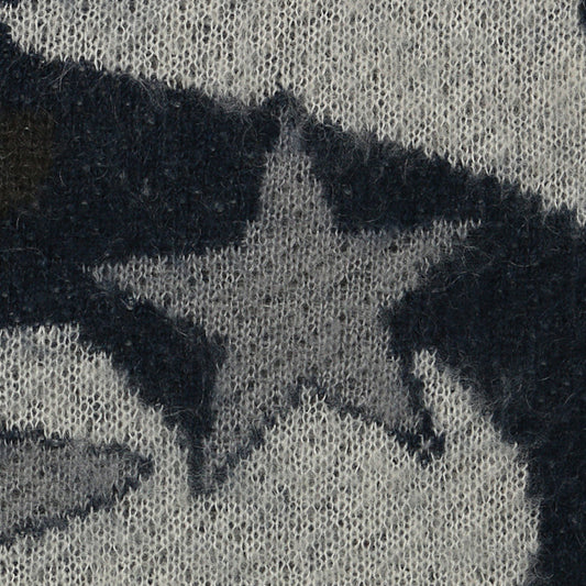 star camo knit pullover