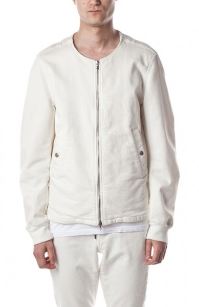 ニットライクデニム カラーレスブルゾン