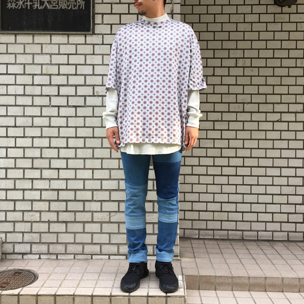 SUPER BIG T-SHIRT 40/2 T-CLOTH LEOPARD柄