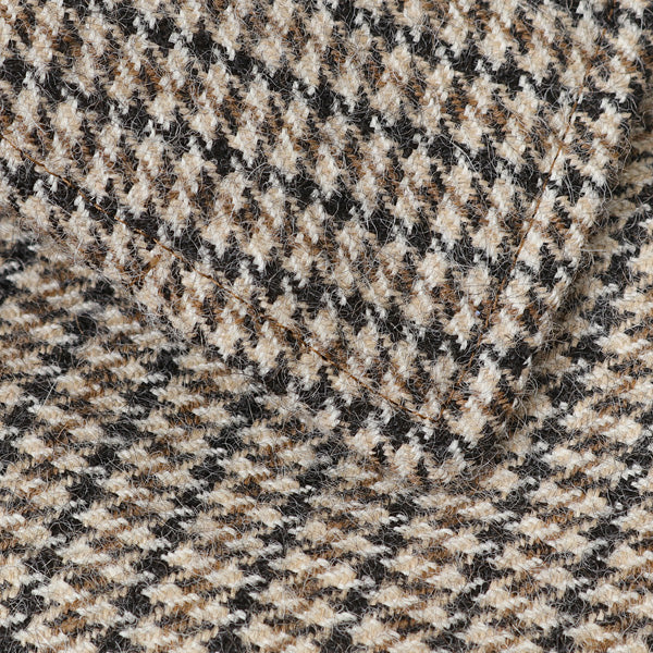 Natural Color Alpaca Tweed Travel Coat