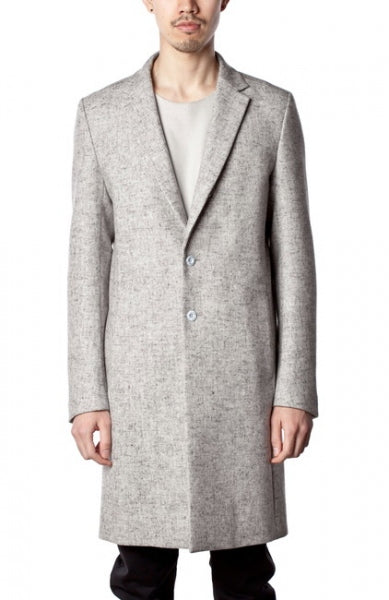 絣2/48ダブルサージメルトン ロングコート