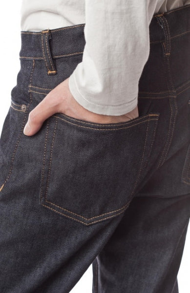 13,5ozムラ糸ストレッチデニム ジョッパーズ ワンウォッシュ