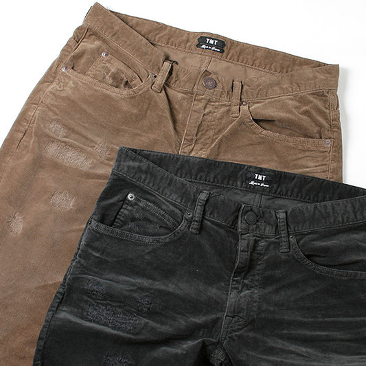 STRETCH REPAIR CORDUROY 5P TAPERED
