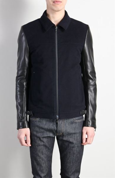 カシミヤタッチストレッチモールスキン シングルライダース