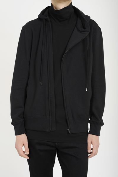 ZIP UP PARKA LOOP BACK CLOTH