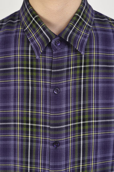 MODAL PUNK OMBRE CHECK BIG SHIRT