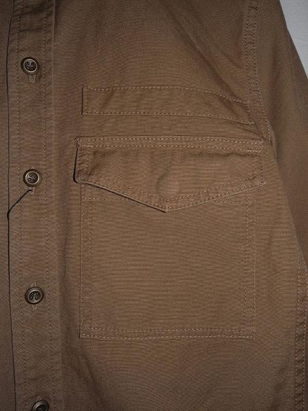 コットンオックス ミリタリーシャツ