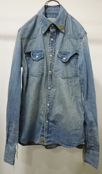 デニムウエスタン(花スタッズ)