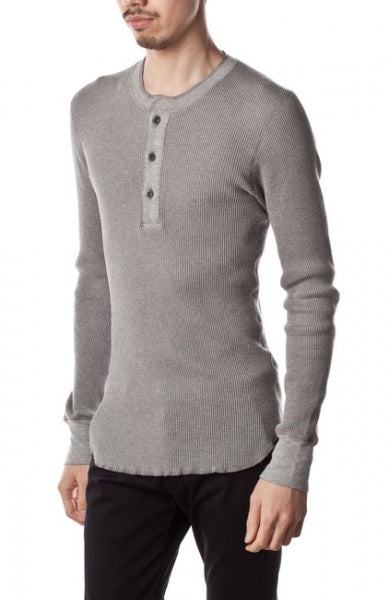 スヴィンワッフル ヘンリーネックL/S