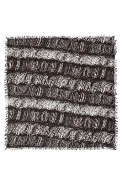 プリントレーヨンシルクツイル フリンジストール