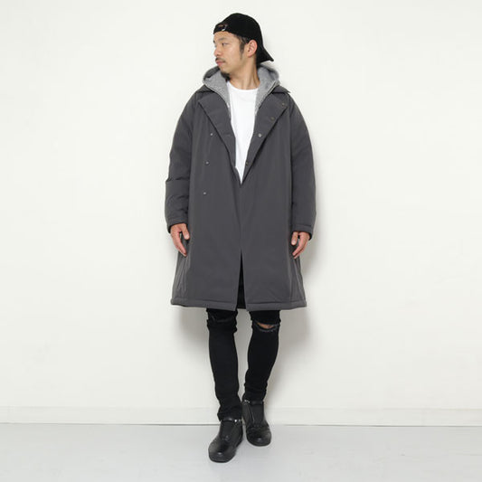 T400ノイズコーティングストレッチタフタ ダウンコート