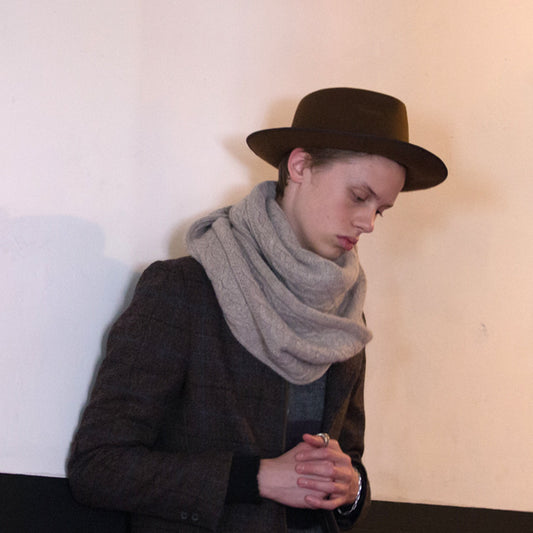 FOUR MIX ケーブル編み スヌード