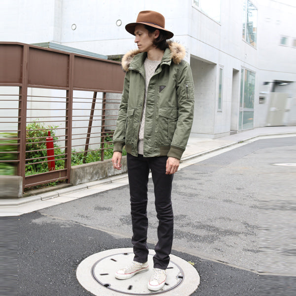 FOUR MIX ケーブル編み クルーネック